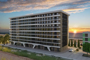 Планировка 1-комнатной квартиры в Апарт-Комплекс Калипсо, 23.95 м² Планировка 1-комнатной квартиры в Апарт-Комплекс Калипсо, 23.95 м²