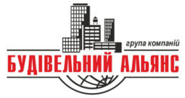 Логотип будівельної компанії Будівельний Альянс Груп Логотип будівельної компанії Будівельний Альянс Груп