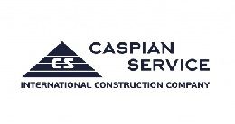 Логотип строительной компании Caspian Service Логотип строительной компании Caspian Service
