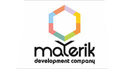 Логотип будівельної компанії Development company Materik Логотип будівельної компанії Development company Materik
