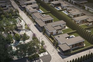 Планировка 3-комнатной квартиры в КГ Gran Montana, 132 м² Планировка 3-комнатной квартиры в КГ Gran Montana, 132 м²