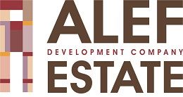 Логотип строительной компании Компания Alef Estate Логотип строительной компании Компания Alef Estate