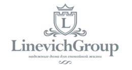 Логотип будівельної компанії Linevich Group Логотип будівельної компанії Linevich Group