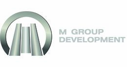 Логотип будівельної компанії M Group Development Логотип будівельної компанії M Group Development