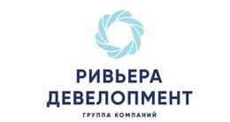Логотип строительной компании Ривьера Девелопмент Логотип строительной компании Ривьера Девелопмент