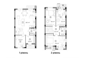 Таунхаус Eastville, c. Мала Олександрівка, вул. Радісна, 14-30, Бориспіль
