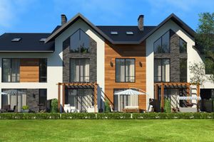Планировка 4-комнатной квартиры в Таунхаус Козырная Семёрка, 111 м² Планировка 4-комнатной квартиры в Таунхаус Козырная Семёрка, 111 м²