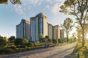 Планировка 3-комнатной квартиры в ЖК Академ Парк, 106.13 м² Планировка 3-комнатной квартиры в ЖК Академ Парк, 106.13 м²