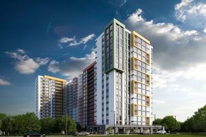 Планування 2-кімнатної квартири в ЖК Акварель 8, 61.96 м²