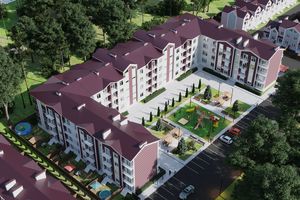 Планировка 1-комнатной квартиры в ЖК Амстердам, 70 м² Планировка 1-комнатной квартиры в ЖК Амстердам, 70 м²