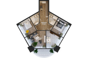 ЖК Bartolomeo Resort Town, р‑н Центральний, вул. Набережна Перемоги, 9б, Дніпро