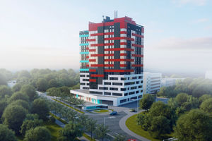 Планировка 2-комнатной квартиры в ЖК Bridge Tower, 75.7 м²