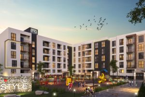 Планировка 1-комнатной квартиры в ЖК Continent style , 51.53 м² Планировка 1-комнатной квартиры в ЖК Continent style , 51.53 м²