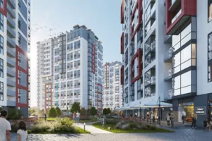 Планировка 2-комнатной квартиры в ЖК Crystal Avenue, 93.53 м² Планировка 2-комнатной квартиры в ЖК Crystal Avenue, 93.53 м²