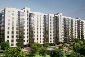 Планування 1-кімнатної квартири в ЖК Добробуд, 42.6 м² Планування 1-кімнатної квартири в ЖК Добробуд, 42.6 м²