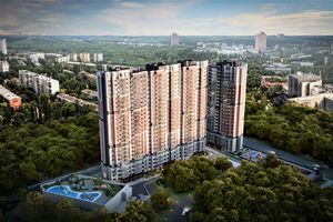 Планировка 2-комнатной квартиры в ЖК Голосеевский, 64.99 м²