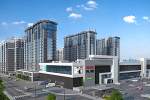 Планировка 2-комнатной квартиры в ЖК Гранд Бурже, 86.7 м²