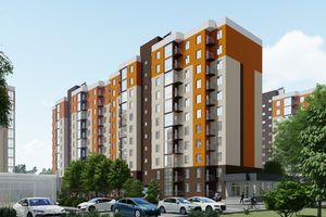 Планування 3-кімнатної квартири в ЖК Громадянський посад, 86.54 м²