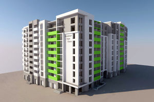 Планировка 3-комнатной квартиры в ЖК Комфорт Таун плюс, 85.5 м² Планировка 3-комнатной квартиры в ЖК Комфорт Таун плюс, 85.5 м²