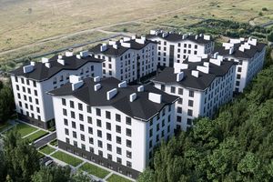 Планування 2-кімнатної квартири в ЖК Комфортне Містечко, 45 м²