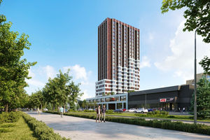 Планировка 3-комнатной квартиры в ЖК Космос, 86.5 м² Планировка 3-комнатной квартиры в ЖК Космос, 86.5 м²