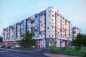 Планировка null-комнатной квартиры в ЖК Киевский, 46.91 м² Планировка null-комнатной квартиры в ЖК Киевский, 46.91 м²