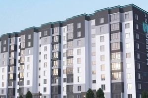 Планування 3-кімнатної квартири в ЖК Maiborsky, 74.47 м²