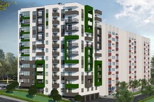 Планировка 2-комнатной квартиры в ЖК Маєток Винниківський, 70.26 м² Планировка 2-комнатной квартиры в ЖК Маєток Винниківський, 70.26 м²