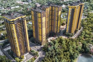 Планування 5-кімнатної квартири в ЖК Медовий-2, 114.91 м² Планування 5-кімнатної квартири в ЖК Медовий-2, 114.91 м²
