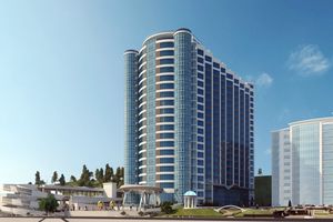 Планування 1-кімнатної квартири в ЖК Морська симфонія, 43.2 м² Планування 1-кімнатної квартири в ЖК Морська симфонія, 43.2 м²