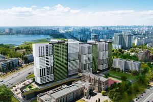 Планировка 1-комнатной квартиры в ЖК Olympiс Park, 153.34 м²