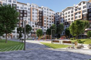 Планировка 1-комнатной квартиры в ЖК Orange Park, 34.41 м² Планировка 1-комнатной квартиры в ЖК Orange Park, 34.41 м²