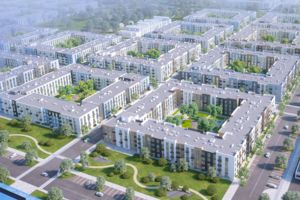 Планування 1-кімнатної квартири в ЖК Парксайд, 42.1 м² Планування 1-кімнатної квартири в ЖК Парксайд, 42.1 м²