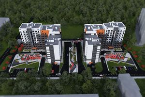Планування 2-кімнатної квартири в ЖК Престижний, 72.7 м²