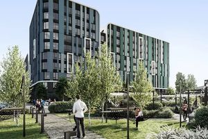 Планировка 1-комнатной квартиры в ЖК Respublika, 32 м²