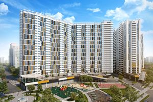 Планировка 1-комнатной квартиры в ЖК Русановская Гавань, 84.7 м² Планировка 1-комнатной квартиры в ЖК Русановская Гавань, 84.7 м²