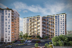 Планировка 1-комнатной квартиры в ЖК Счастье, 44.95 м² Планировка 1-комнатной квартиры в ЖК Счастье, 44.95 м²