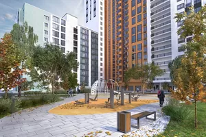 Планировка 1-комнатной квартиры в ЖК Sea Town, 44.8 м² Планировка 1-комнатной квартиры в ЖК Sea Town, 44.8 м²