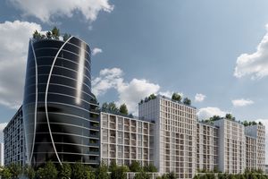 Планировка 1-комнатной квартиры в ЖК Senator, 47.3 м²