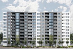 Планировка 1-комнатной квартиры в ЖК Северный, 34.42 м² Планировка 1-комнатной квартиры в ЖК Северный, 34.42 м²