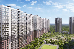 Планировка 2-комнатной квартиры в ЖК Star City, 64.98 м²