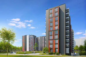 Планування 2-кімнатної квартири в ЖК Студентський, 71.5 м²