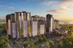 Планування 1-кімнатної квартири в ЖК Сирецькі Сади, 33.06 м² Планування 1-кімнатної квартири в ЖК Сирецькі Сади, 33.06 м²