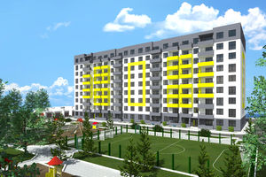 Планировка 2-комнатной квартиры в ЖК Якісне житло, 63.7 м²