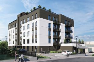 Планування 1-кімнатної квартири в ЖК Західний, 45.81 м² Планування 1-кімнатної квартири в ЖК Західний, 45.81 м²
