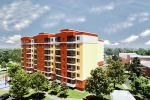 Планування 1-кімнатної квартири в ЖК Зоря, 44.6 м² Планування 1-кімнатної квартири в ЖК Зоря, 44.6 м²