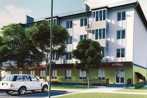 Планировка 1-комнатной квартиры в ЖК по ул. Мичурина, 46 м² Планировка 1-комнатной квартиры в ЖК по ул. Мичурина, 46 м²