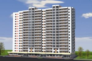 Планировка 1-комнатной квартиры в ЖК по ул. Пушкина, 50.97 м² Планировка 1-комнатной квартиры в ЖК по ул. Пушкина, 50.97 м²