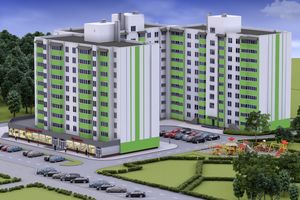 Планування 2-кімнатної квартири в ЖК вул. Тараскова, 11А, 11Б, 68.6 м²