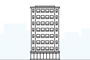 Планування 1-кімнатної квартири в ЖК вул. Трамвайна, 36, 54.8 м² Планування 1-кімнатної квартири в ЖК вул. Трамвайна, 36, 54.8 м²